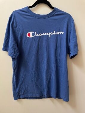 (2 for $20) Champion tee blue